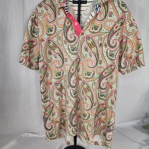 Robert Graham Multicolor Paisley Polo Shirt
